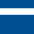 Blue tag + White Text